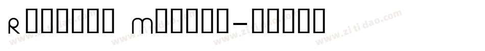 Raceway Medium字体转换